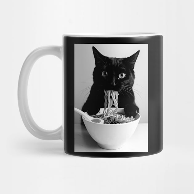 Cat and Ramen-2 by Megadorim